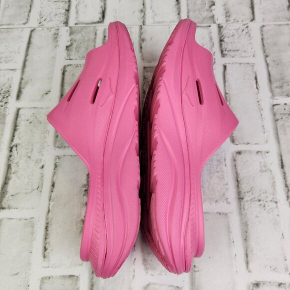 Hoka One One Ora Recovery 3 Slide Women's Sz 10 Pink Cushioned Comfort Sandals - Picture 7 of 10